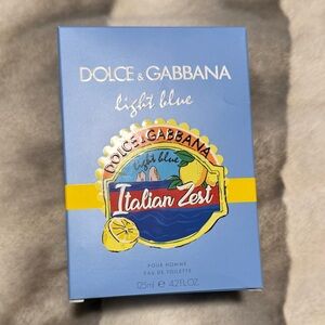 NIB 4.2 Oz Dolce & Gabbana Light Blue Italian Zest Eau de Toilette